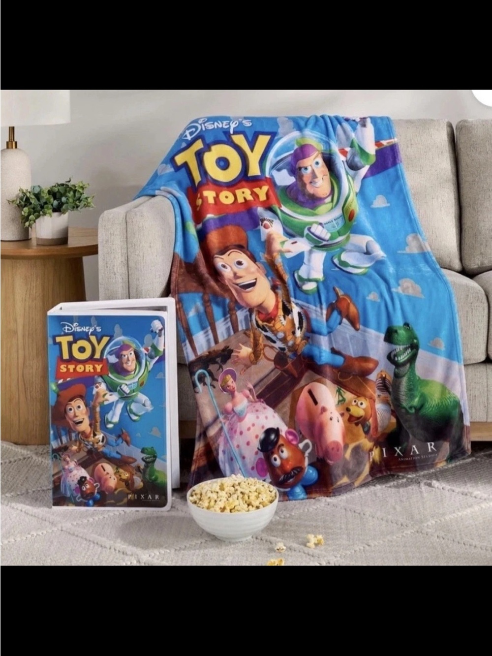 Toy Story Disney Classics VHS Boxed Throws and Storage Box